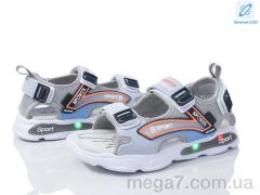 Сандалии, Ok Shoes оптом 7748-1 grey LED