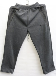 Спортивные штаны мужские на флисе (серый) оптом 06452197 02-6
