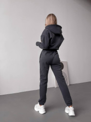 Комбінезони жіночі на флісі (сірий) оптом