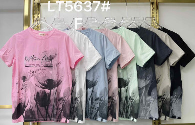 Футболки жіночі Батал оптом NANA 