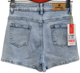 Шорты джинсовые женские FOREST JEANS оптом FOREST 90164538 3847-106