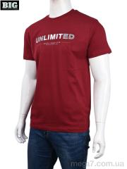 Футболка, BIG оптом 3707-76-2 bordo