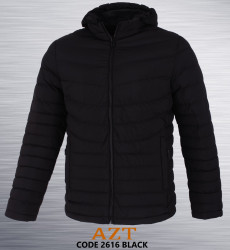 Куртки двусторонние демисезонные мужские (черный) оптом 13247986 2616-23