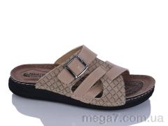 Шлепки, Oscar оптом 01-18 беж к.
