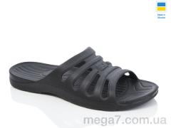 Шлепки, DeMur оптом DS104 чорний