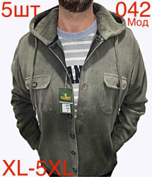 Сорочки на хутрі БАТАЛ чоловічі оптом