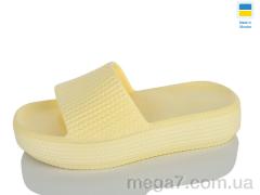 Шлепки, Lot Shoes оптом N78 жовтий