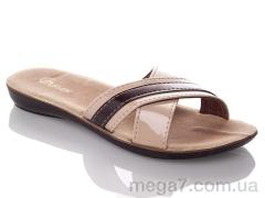 Шлепки, DeMur оптом W7144-beige