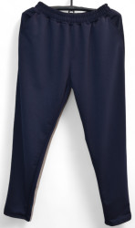 Спортивные штаны женские БАТАЛ (темно-синий) оптом 73519682 121-49
