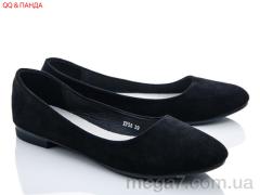 Балетки, QQ shoes оптом XF58 black old