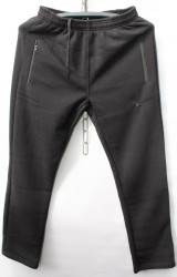 Спортивные штаны мужские на флисе (черный) оптом 26357094 07 -52