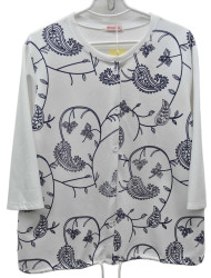 Футболки женские БАТАЛ оптом 76385241 823-107