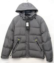 Термо-куртки зимние мужские (серый) оптом 46713592 ZK8606-29