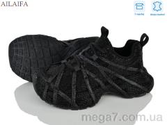 Кроссовки, Ailaifa оптом 9886 black