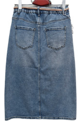 Спідниці джинсові жіночі ПОЛУБАТАЛ оптом DRAGON 