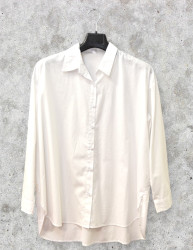 Рубашки женские BASE БАТАЛ (молочний) оптом BASE 45032978 C7530-37
