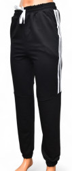 Спортивные штаны женские (черный) оптом 05134798 03-14