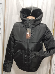 Куртки демисезонные женские (черный) оптом 49816573 03-13