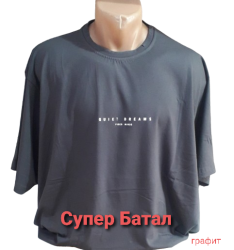 Футболки мужские СУПЕРБАТАЛ оптом 57984021 0101-3