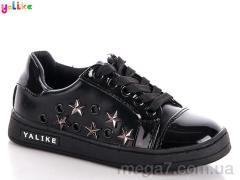 Кроссовки, Yalike оптом X700-10 black