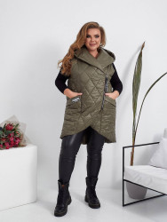 Жилетки женские ПОЛУБАТАЛ оптом 73201865 509-44