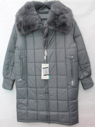 Куртки зимние женские (grey) оптом 75160243 8130-77