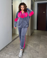 Спортивные костюмы женские БАТАЛ оптом 36410528 1027-204