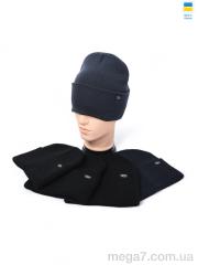 Шапка, Angelica оптом ANGELICA KM002-1 подвійна mix