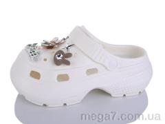 Кроксы, Alimama-Girnaive оптом 8121-3 білий