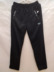 Спортивные штаны мужские на флисе (black) оптом 06857139 3025-9