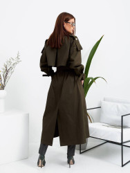 Пальто жіночі (хакі) оптом