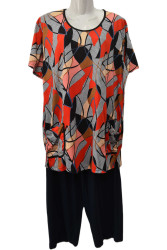 Костюмы женские БАТАЛ оптом 83492601 04-327