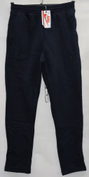 Спортивные штаны мужские на флисе (dark blue) оптом 04586193 05-15