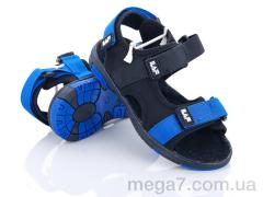 Сандалии, Ok Shoes оптом C125-3 black-sky blue