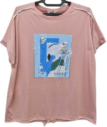 Футболки женские БАТАЛ оптом 92854037 230-126