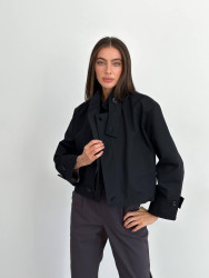 Куртки демисезонные женские (черный) оптом LILOVE 04971358 227-6