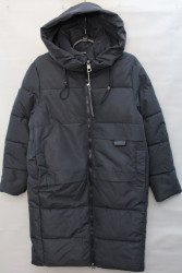 Куртки зимние женские БАТАЛ (grey) оптом 64298573 8809-60