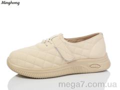 Туфли, Minghong оптом 7725 beige