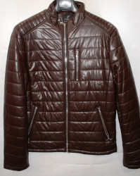 Куртки кожзам мужские FUDIAO (brown) оптом 23461579 801 -20