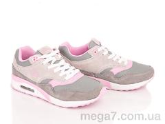 Кроссовки, Veer-Demax оптом B3302-11 grey-pink