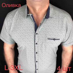 Рубашки мужские ПОЛУБАТАЛ оптом 02178564 05-22