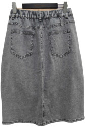 Юбки джинсовые женские БАТАЛ оптом 75963841 81978-122