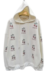 Худі жіночі на флісі ПОЛУБАТАЛ оптом