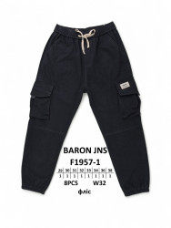 Джинсы мужские на флисе BARONJNS оптом 60145973 1957-1-168