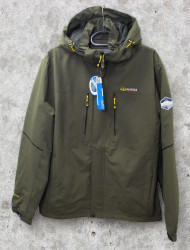 Куртки демисезонные мужские AUDSA БАТАЛ (хаки) оптом 26108379 VA23090-10-119