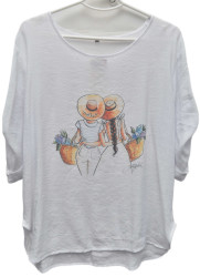 Футболки жіночі ПОЛУБАТАЛ оптом 