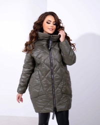 Куртки зимние женские БАТАЛ оптом 79560428 04-9