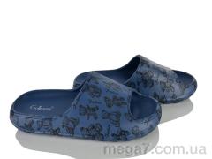 Шлепки, Захар-Gold оптом T2023-10 navy піна