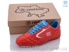Футбольная обувь, Restime оптом Restime DMB22030-1 red-white-skyblue