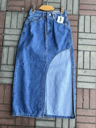Юбки джинсовые женские LOVEST БАТАЛ оптом 02493861 4504-10